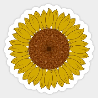 Sunflower Соняшник Sticker